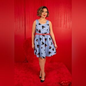 Disney Stitch Shoppe by Loungefly “Olivia” Mickey and Minnie Balloons Dress